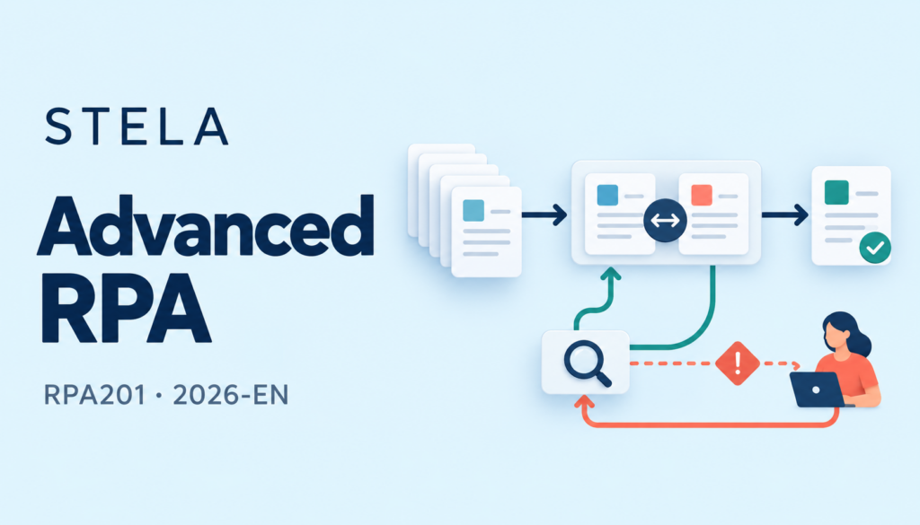 STELA Advanced RPA course