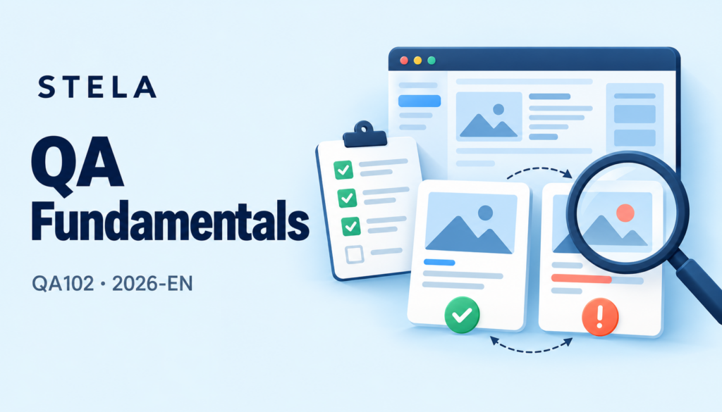 STELA QA Fundamentals course
