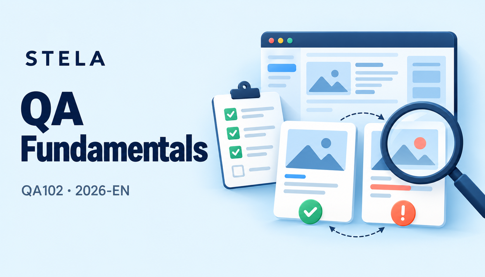 STELA - QA Fundamentals course cover